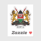 ケニアの紋章 シール (シート)