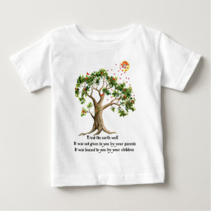 ケニアの自然の諺 ベビーTシャツ