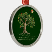 ケニアの自然の諺 メタルオーナメント (右)