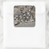 ケニアの荒野 スクエアシール (バッグ)