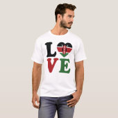 ケニアへの愛 Tシャツ (正面フル)