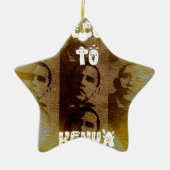 ケニアへようこそ セラミックオーナメント (正面)