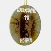 ケニアへようこそ セラミックオーナメント (右)