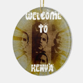 ケニアへようこそ セラミックオーナメント (左)