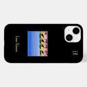 ケニアアフリカアート素晴らしサンセットセーリング Case-Mate iPhoneケース (裏面 (横))