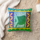 ケニアエレファント装飾用クッション クッション (ブランケット)