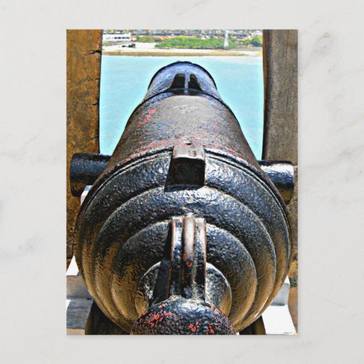 ケニアカノン、モンバサ砦 ポストカード (正面)