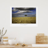 ケニアサバンナプリント ポスター (キッチン)