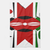 ケニアサファリ キッチンタオル (縦)