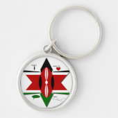 ケニアサファリ キーホルダー (正面)