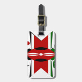 ケニアサファリ ラゲッジタグ (正面縦)