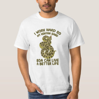 ケニアサンドボア引用文 Tシャツ