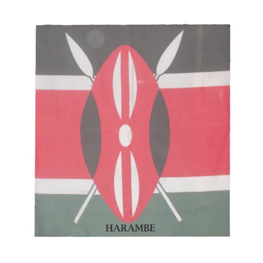 ケニアザビューティフルライオンカントリーサファリ.jpg ノートパッド (正面)