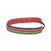 ケニアスリップまたは滑ること国旗を持つノーヘッドバンド アスレチックヘッドバンド (右)