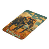 ケニアゾウヴィンテージ マグネット (左側)