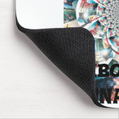 ケニアタペストリー万華鏡のように千変万化するパターンアートプリント マウスパッド (コーナー)