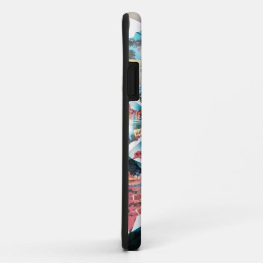 ケニアタペストリー万華鏡のように千変万化するパターンアートプリント Case-Mate iPhoneケース (裏面/右)