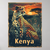 ケニアチエータサンセット ポスター (正面)