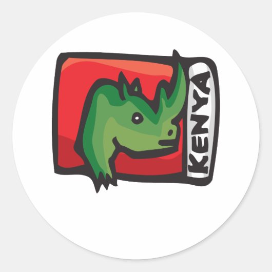 ケニアデザイン ラウンドシール (正面)