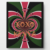 ケニアトラベルギフト – ハグ&キスデザイン フォトプラーク (正面)