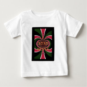 ケニアトラベルギフト – ハグ&キスデザイン ベビーTシャツ