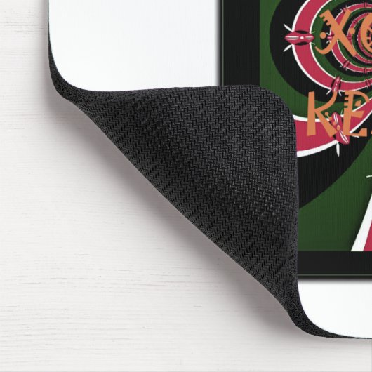 ケニアトラベルギフト – ハグ&キスデザイン マウスパッド (コーナー)