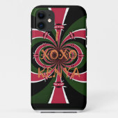 ケニアトラベルギフト – ハグ&キスデザイン Case-Mate iPhoneケース (裏面)