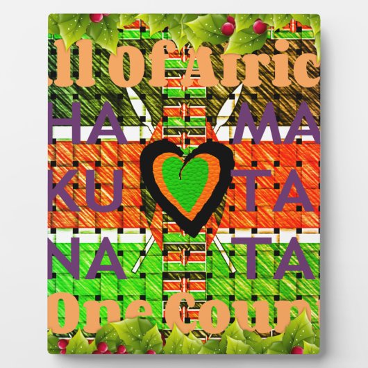 ケニアハクナマタタ フォトプラーク (正面)