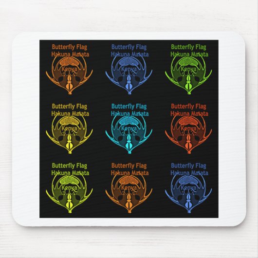 ケニアハクナマタタ マウスパッド (正面)