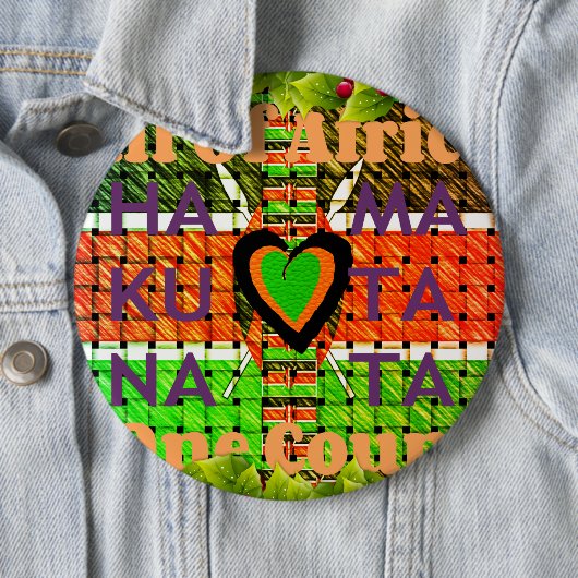 ケニアハクナマタタ 缶バッジ (インサイチュ)