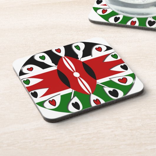 ケニアハーツ コースター (左側)