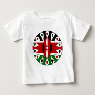 ケニアハート ベビーTシャツ