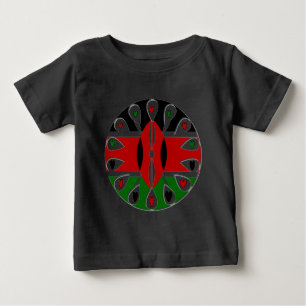 ケニアハート ベビーTシャツ