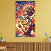 ケニアフェアリー キャンバスプリント (インサイチュ (リビング))