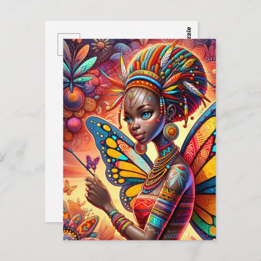 ケニアフェアリー ポストカード (正面/裏面)