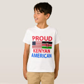 ケニアメ誇りを持ったリカ人 Tシャツ (正面フル)