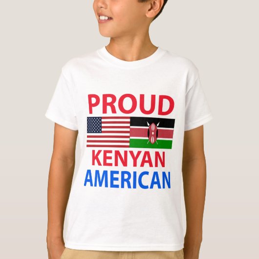 ケニアメ誇りを持ったリカ人 Tシャツ (正面)