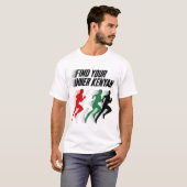 ケニアンマラソンに挑め Tシャツ (正面フル)