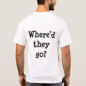 ケニア人との操業 Tシャツ (裏面)