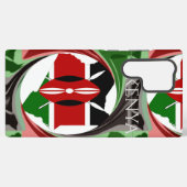 ケニア人に美しいと精神を受け入れさせる SAMSUNG GALAXYケース (裏面横)