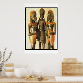 ケニア出身の3人の姉妹 ポスター (キッチン)