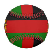ケニア国旗とコート・オブ・アームズ 野球ボール (裏面)