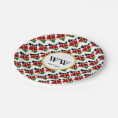 ケニア国旗のお祝い 誕生日 伝統 祝祭 ペーパープレート (アングル)