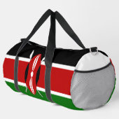 ケニア国旗の愛国心 ダッフルバッグ (右コーナー)