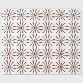 ケニア国旗の放射状パターン:愛国芸術と装飾 ラッピングペーパー (フラット)