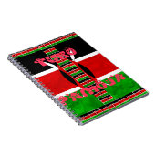 ケニア国旗の統一：トゥコパモジャデザイン ノートブック (右側)