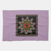 ケニア国旗の色アートプリント/グラフィック キッチンタオル (横)