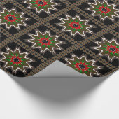 ケニア国旗の色アートプリント/グラフィック ラッピングペーパー (角)