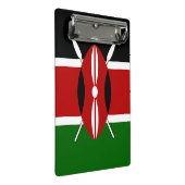 ケニア国旗を持つミニクリップボード ミニクリップボード (アングル)