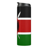 ケニア国旗を持つ熱タンブラー タンブラー (回転右)